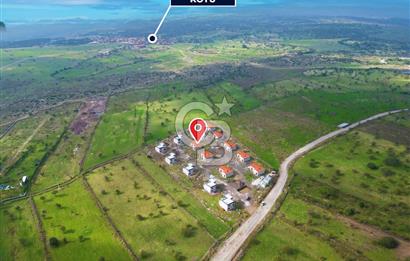 ÇANAKKALE AYVACIK ASSOS KURUOBA KÖYÜNDE 3+1 SATILIK MODERN VİLLA