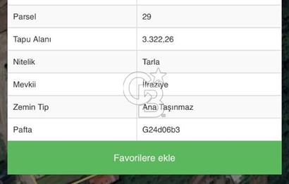 KOCAELİ KARTEPE ÇEPNİ İFRAZİYE 3322 mt2 SATILIK ARSA