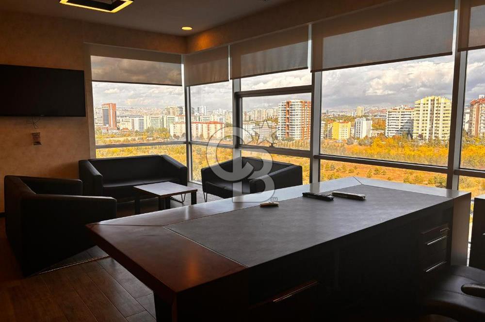 VIA TWINS ANKARA'DA FULL YAPILI LÜKS EŞYALI KÖŞE OFİS