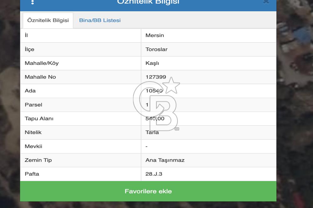 TOROSLAR KAŞLI’DA MANZARALI 540 m² SATILIK KÖŞEBAŞI ARAZİ