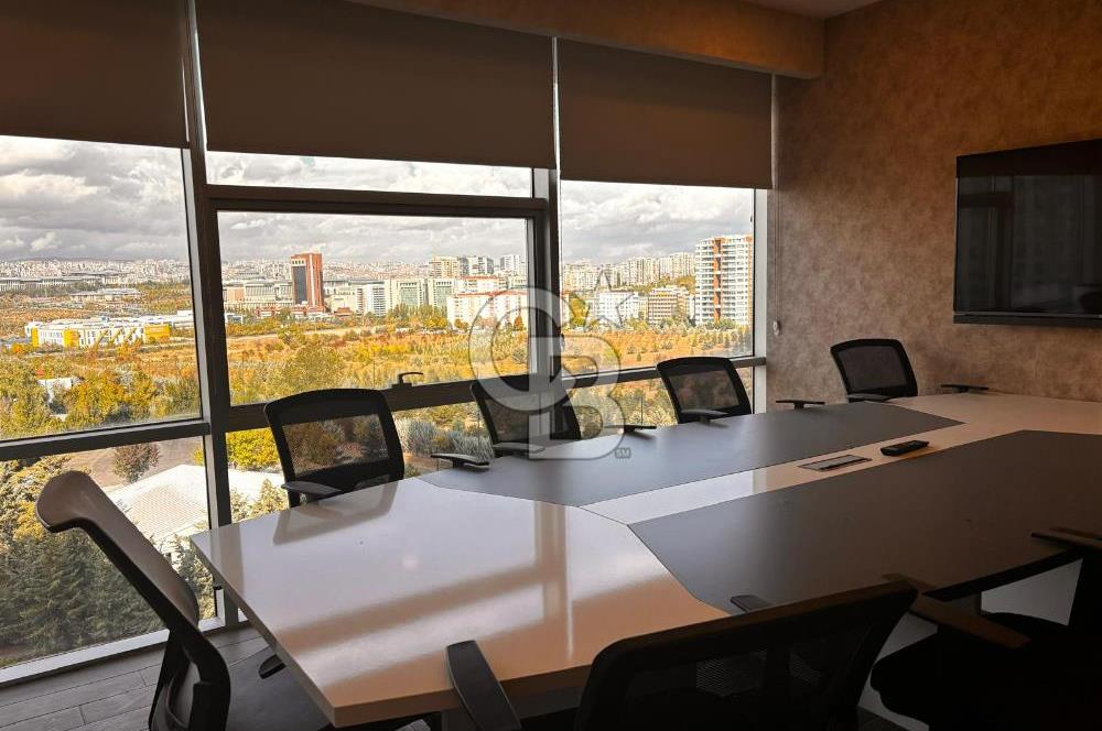 VIA TWINS ANKARA'DA FULL YAPILI LÜKS EŞYALI KÖŞE OFİS