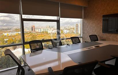 VIA TWINS ANKARA'DA FULL YAPILI LÜKS EŞYALI KÖŞE OFİS