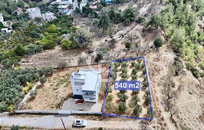 TOROSLAR KAŞLI’DA MANZARALI 540 m² SATILIK KÖŞEBAŞI ARAZİ