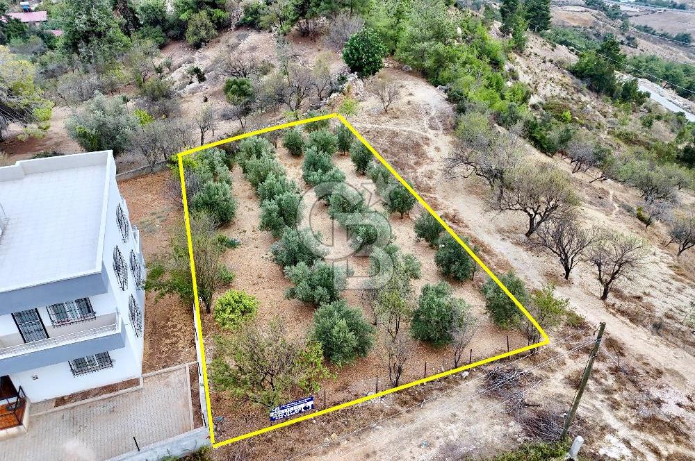 TOROSLAR KAŞLI’DA MANZARALI 540 m² SATILIK KÖŞEBAŞI ARAZİ