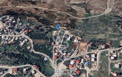 TOROSLAR KAŞLI’DA MANZARALI 540 m² SATILIK KÖŞEBAŞI ARAZİ