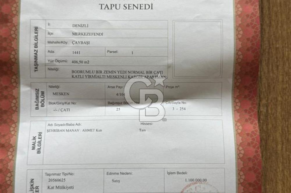 Çaybaşı Caddesi Üzeri Geniş Teraslı Şömineli 3+1 Satılık Daire