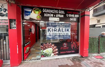 DEMİRCİOĞLU CADDESİNDE İŞLEK CADDE ÜZERİNDE KİRALIK DÜKKAN