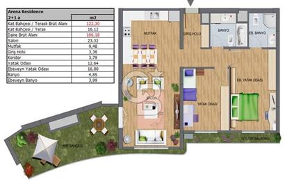 BAŞAKŞEHİR, AĞAOĞLU MY WORLD EUROPE DE KİRALIK 2+1 DAİRE