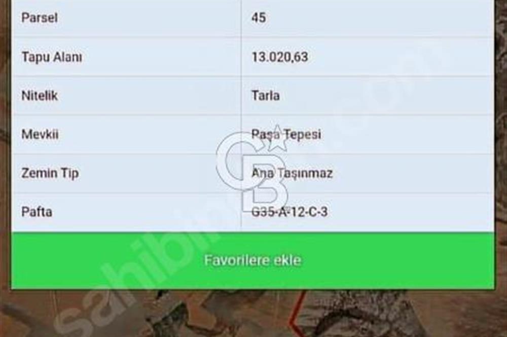 CB PARK'DAN MERZİFON KAYA DÜZÜ KÖYÜNDE SATILIK TARLA 