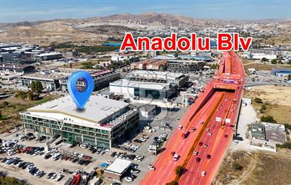 İVEDİK ANADOLU BULVARI ÜSTÜ BULVAR ANATOLİA'DA 1+0 SATILIK OFİS
