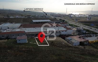 LAPSEKİ ÇARDAK BOĞAZ VE KÖPRÜ MANZARALI SATILIK ARSA