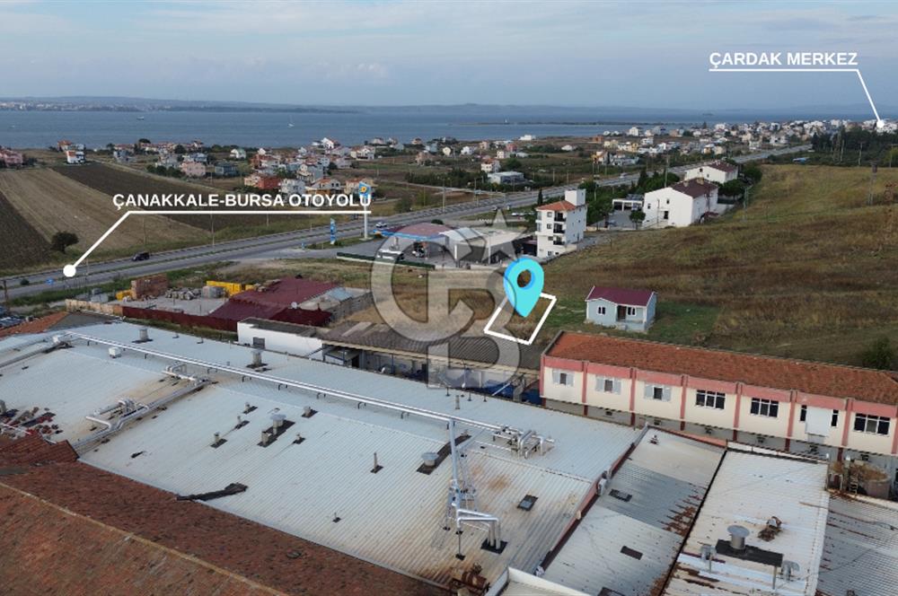 LAPSEKİ ÇARDAK BOĞAZ VE KÖPRÜ MANZARALI SATILIK ARSA