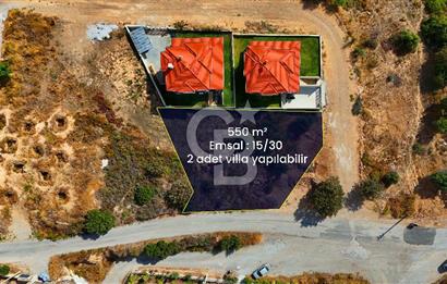 Datça Burgaz'da Satılık 550 m² İmarlı Arsa - Köşe Parsel