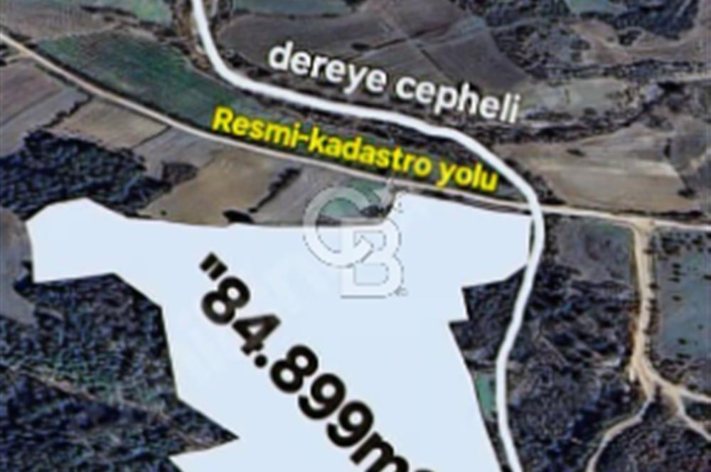 ÇANAKKALE/LAPSEKİ/ADATEPE'DE DENİZE 6KM.85 DÖNÜM MUHTEŞEM ARAZİ.