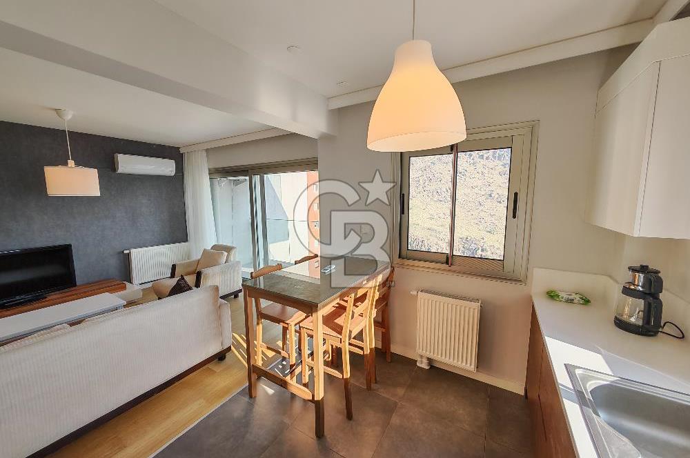 Karşıyaka 360 Sitesi Eşyalı Kiralık 1+1 Daire 14. Kat