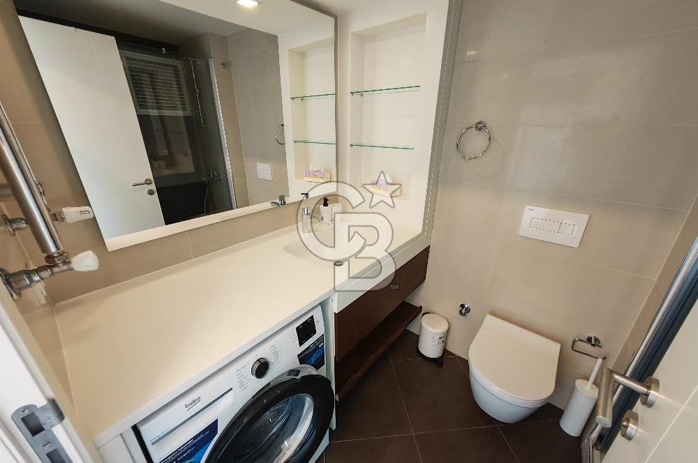 Karşıyaka 360 Sitesi Eşyalı Kiralık 1+1 Daire 14. Kat