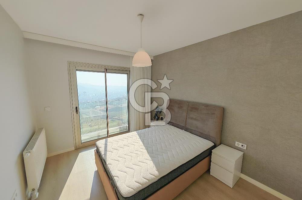 Karşıyaka 360 Sitesi Eşyalı Kiralık 1+1 Daire 14. Kat
