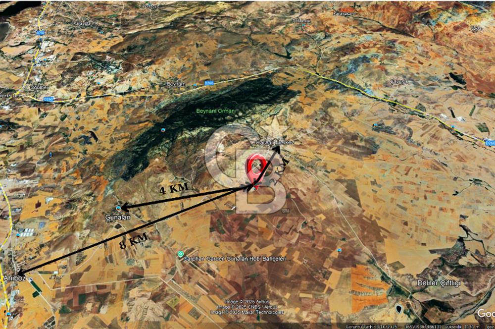 Gölbaşı Karaalide Etrafı Çamlarla çevrili 5668 m2 Satılık Tarla
