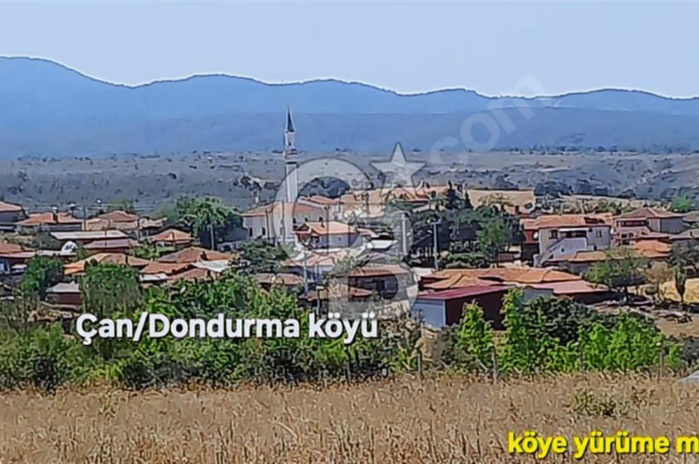 LAPSEKİ KÖPRÜ GÜZERGAHI"DONDURMA KÖYÜ'NDE"25 DÖNÜM SÜPER ARAZİ.