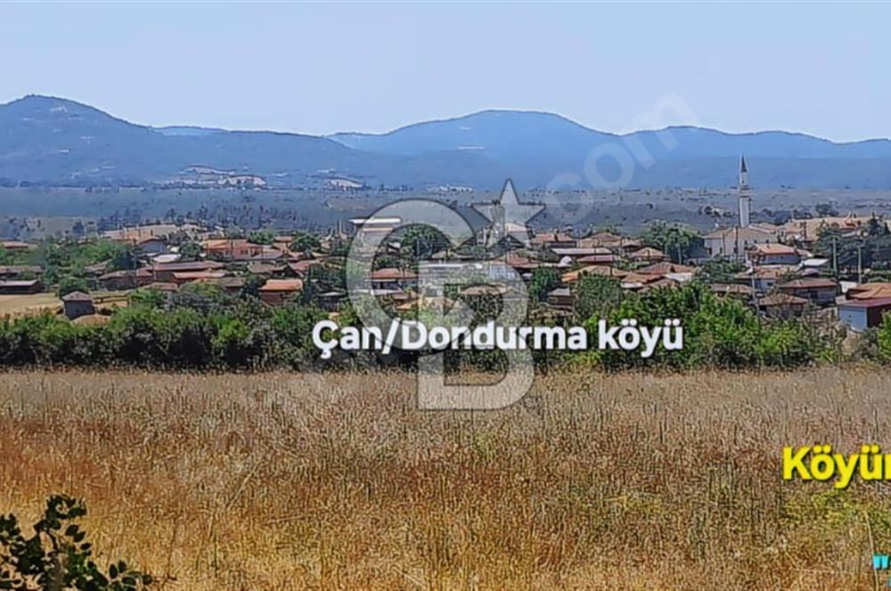 LAPSEKİ KÖPRÜ GÜZERGAHI"DONDURMA KÖYÜ'NDE"25 DÖNÜM SÜPER ARAZİ.