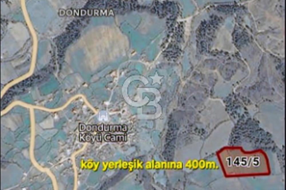 LAPSEKİ KÖPRÜ GÜZERGAHI"DONDURMA KÖYÜ'NDE"25 DÖNÜM SÜPER ARAZİ.