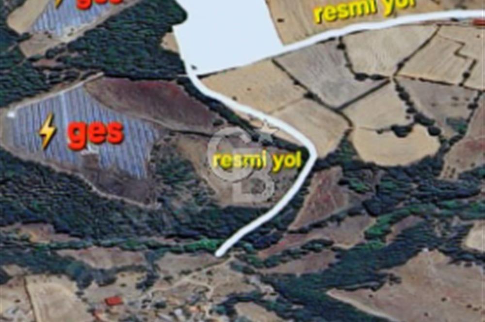 LAPSEKİ KÖPRÜ GÜZERGAHI"DONDURMA KÖYÜ'NDE"25 DÖNÜM SÜPER ARAZİ.