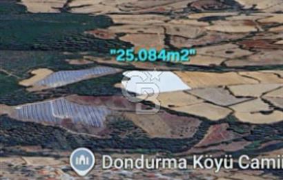 LAPSEKİ KÖPRÜ GÜZERGAHI"DONDURMA KÖYÜ'NDE"25 DÖNÜM SÜPER ARAZİ.