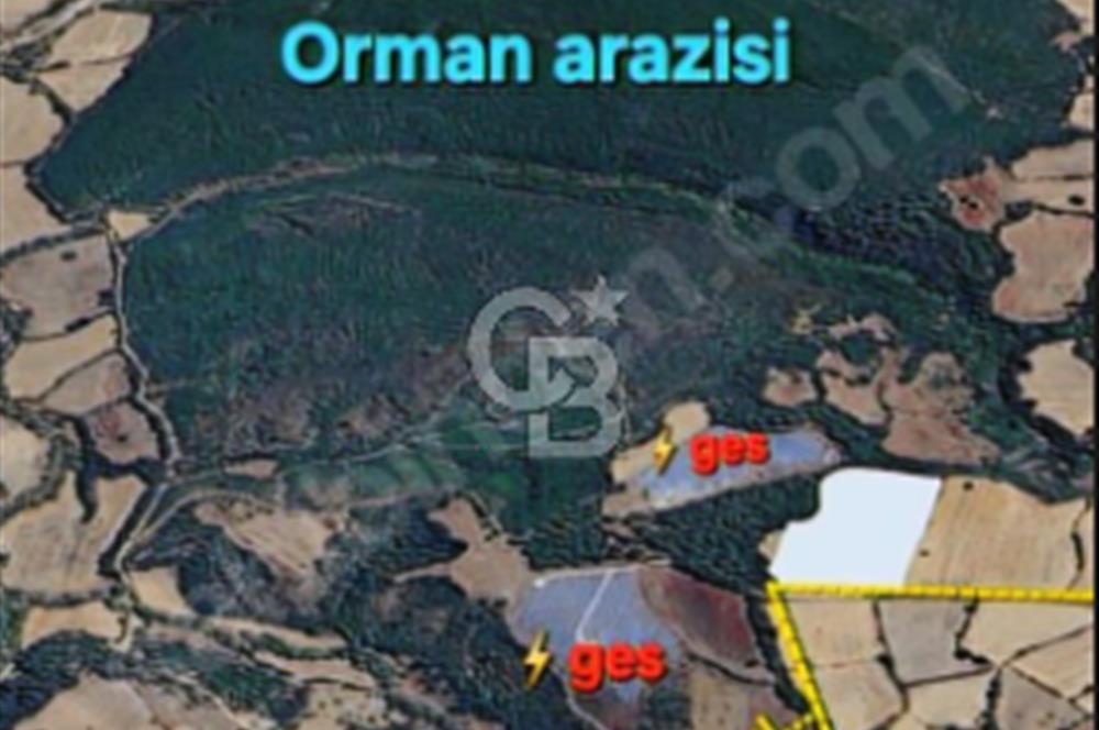 LAPSEKİ KÖPRÜ GÜZERGAHI"DONDURMA KÖYÜ'NDE"25 DÖNÜM SÜPER ARAZİ.