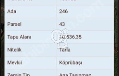 AYVACIK/ TUZLA-GÜLPINAR ASFALTINA CEPHE 10.536M2 SÜPER ARAZİ