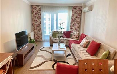 İZMİR Mavişehir MODERN 1'de HAVUZ CEPHE 1+1 EŞYALI KİRALIK DAİRE