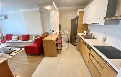 İZMİR Mavişehir MODERN 1'de HAVUZ CEPHE 1+1 EŞYALI KİRALIK DAİRE