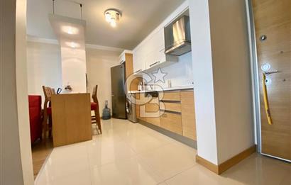 İZMİR Mavişehir MODERN 1'de HAVUZ CEPHE 1+1 EŞYALI KİRALIK DAİRE