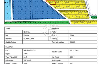 GÜNDOĞDU MAHALLESİ'NİN EN KIYMETLİ PARSELİ /SOSYAL ALAN BİTİŞİĞİ