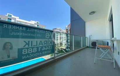 İZMİR Mavişehir MODERN 1'de HAVUZ CEPHE 1+1 EŞYALI KİRALIK DAİRE