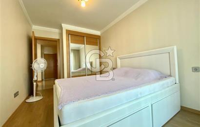 İZMİR Mavişehir MODERN 1'de HAVUZ CEPHE 1+1 EŞYALI KİRALIK DAİRE