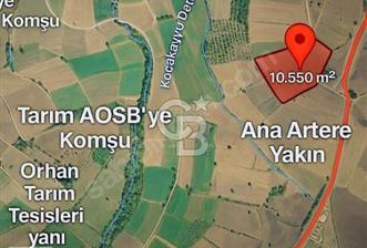 YENİŞEHİR TARIM OSBLERE KOMŞU YATIRIMA UYGUN 10.550M2 TARLA