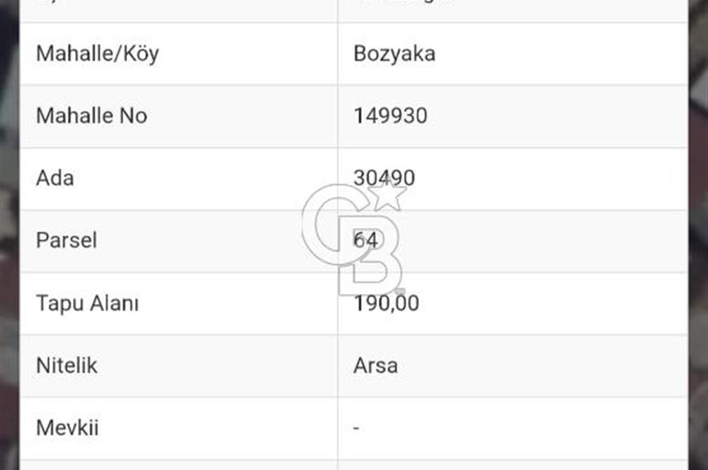 KENTSEL DÖNÜŞÜM KONUM AVANTAJLI ARSA