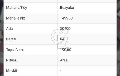 KENTSEL DÖNÜŞÜM KONUM AVANTAJLI ARSA