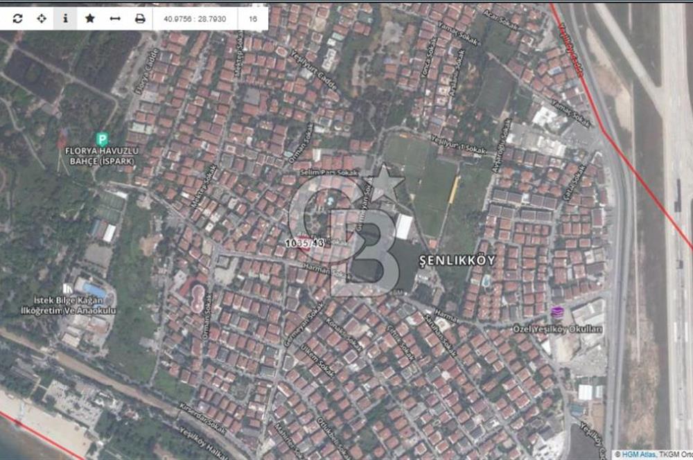 Florya Adakalede Müstakil Villa Yapımına Uygun Köşe Parsel 