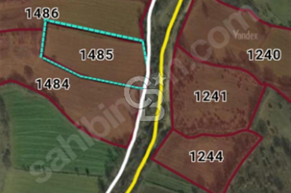 ÇANAKKALE/BİGA'DA DEREYE CEPHE,YOLU OLAN "5550M2"HARİKA ARAZİ.