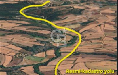 ÇANAKKALE/BİGA'DA DEREYE CEPHE,YOLU OLAN "5550M2"HARİKA ARAZİ.