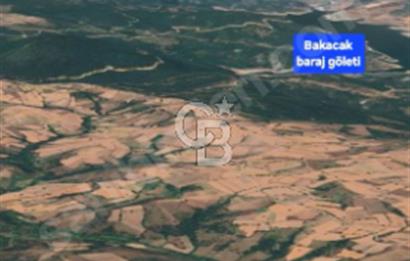 ÇANAKKALE/BİGA'DA DEREYE CEPHE,YOLU OLAN "5550M2"HARİKA ARAZİ.