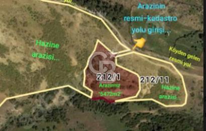 AYVACIK/KOCAKÖY'DE KÖYÜN DİBİNDE,RESMİ YOLU OLAN"5472M2 ARAZİ"