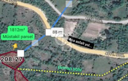 BALIKESİR/DURSUNBEY AŞAĞIYAĞCILAR MAHALLESİ'NDE 1812M² ARAZİ.