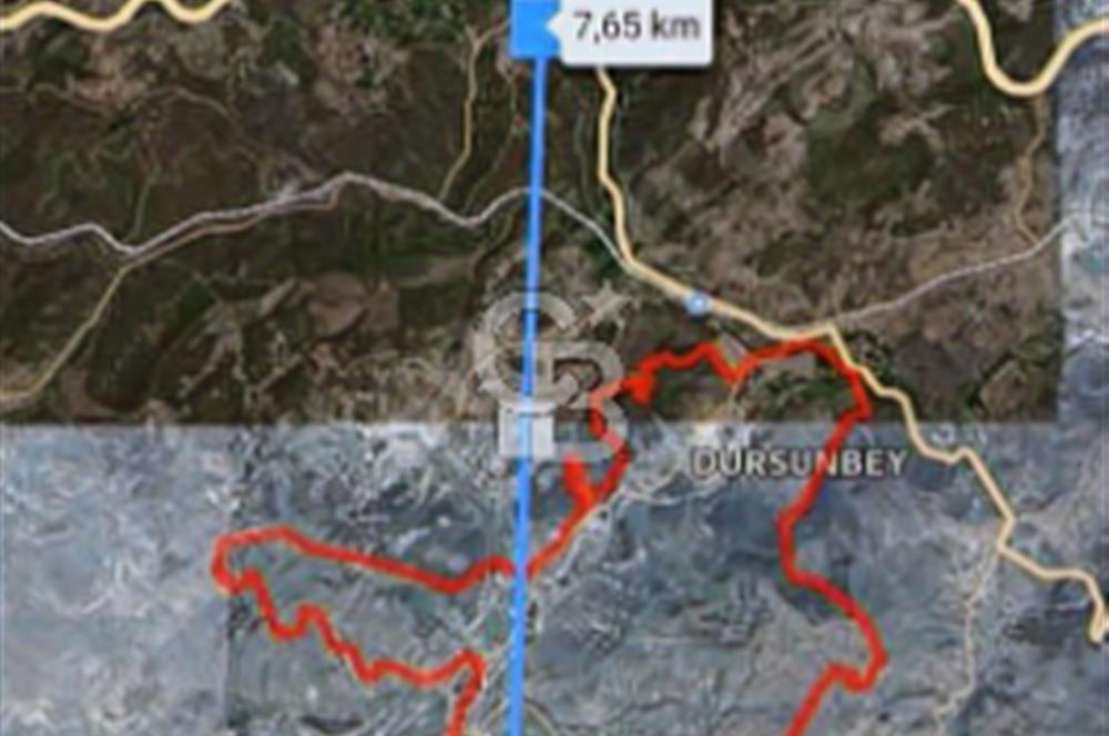 Balıkesir/Dursunbey Aşağıyağcılar'da asfalta cepheli 1741m2...