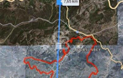 Balıkesir/Dursunbey Aşağıyağcılar'da asfalta cepheli 1741m2...