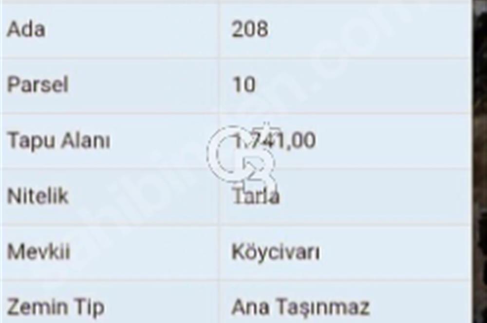 Balıkesir/Dursunbey Aşağıyağcılar'da asfalta cepheli 1741m2...