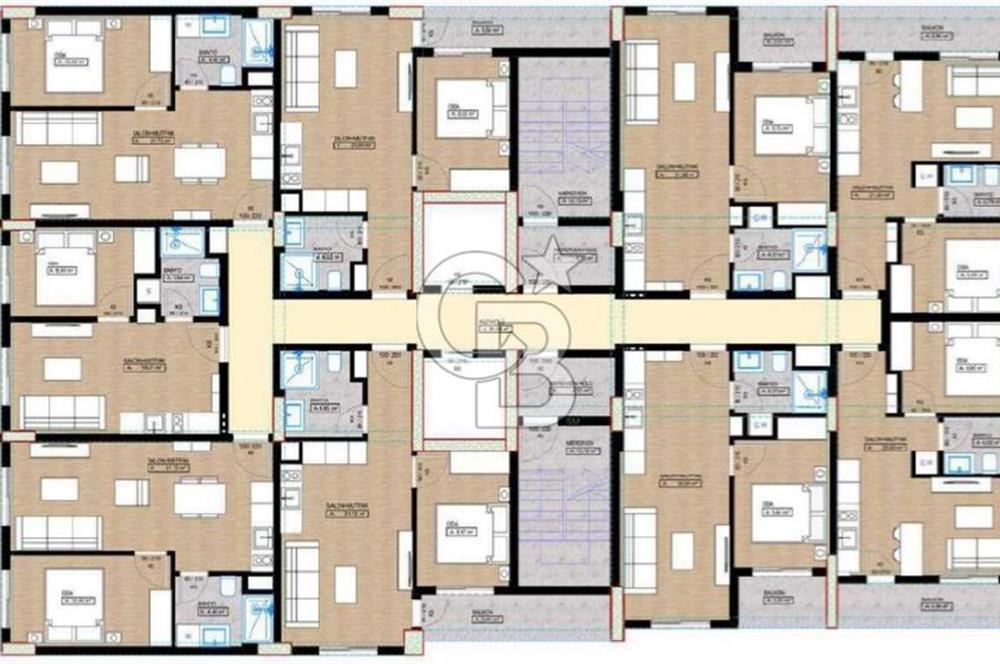 İzmir Ulukent Works Towers'da Satılık 1+1