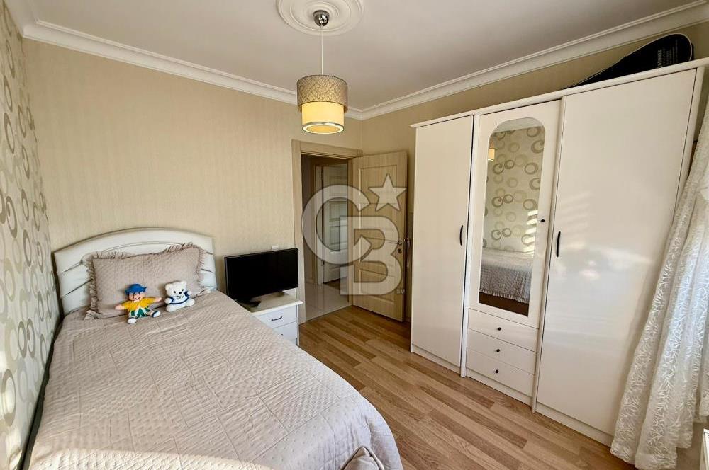 PAMUKLARDA CADDE ÜZERİ GÜNEY CEPHE MANZARALI LÜX YAPILI 3+1...
