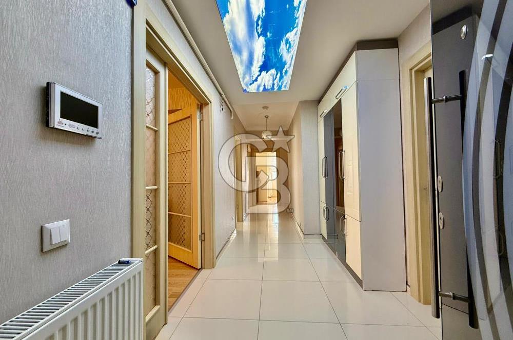 PAMUKLARDA CADDE ÜZERİ GÜNEY CEPHE MANZARALI LÜX YAPILI 3+1...